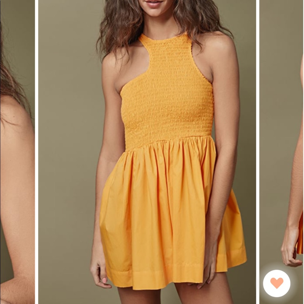 SWF Shirred Cut Out Mini Dress